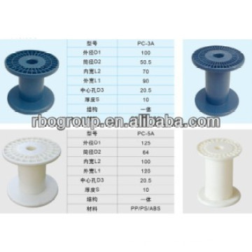 PC reels/spools for wire and cable (plastic spools for ribbon)